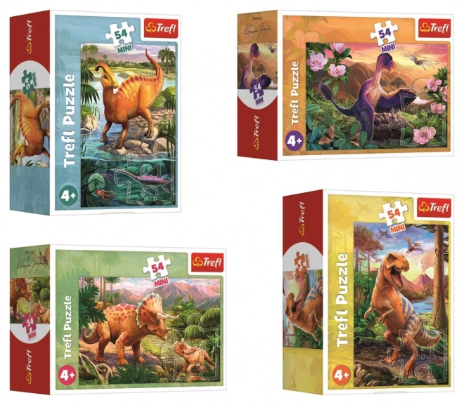 Puzzle 54 pezzi mini - Dinosauri incredibili