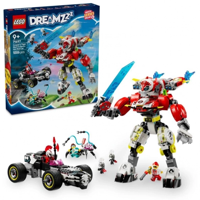 Mech Tigre Di Cooper E Hot Rod LEGO DREAMZzz