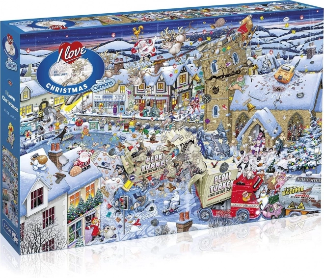 Puzzle Amo Il Natale 1000 Pezzi