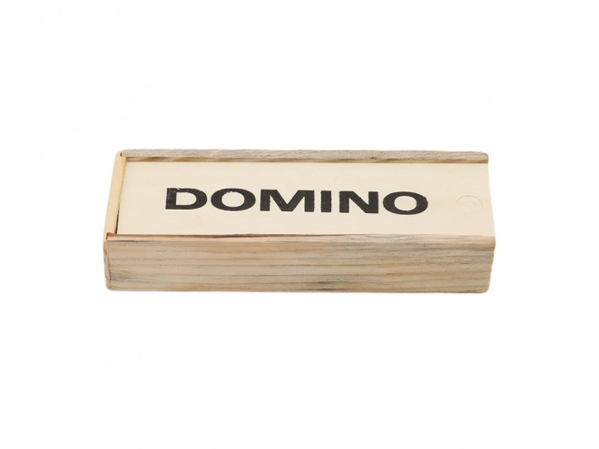 Domino di legno in elegante scatola