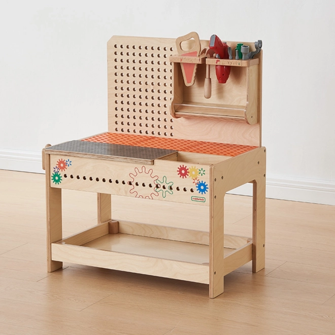 Officina in legno XXL Montessori STEM con strumenti MASTERKIDZ