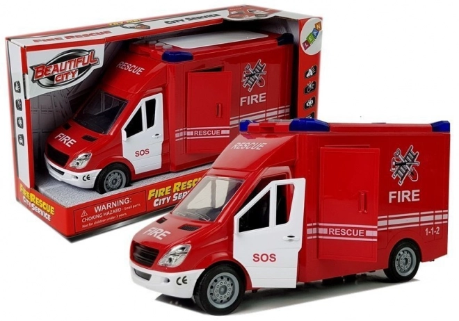 Camion dei Pompieri con Suoni e Porte Apribili