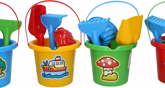 Set per sabbia con piccolo secchiello 10 × 11 cm