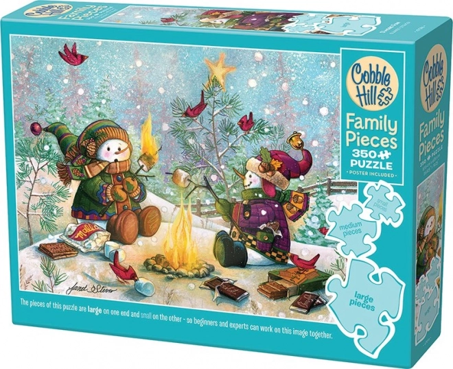 Puzzle famiglia COBBLE HILL divertimento con marshmallow 350 pezzi