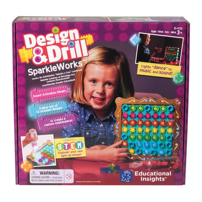 Set Costruzioni con Trapano e Cacciavite Design & Drill di Learning Resources