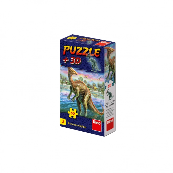 Puzzle con Figura di Dinosauro: Tyrannosaurus Rex 60 Pezzi