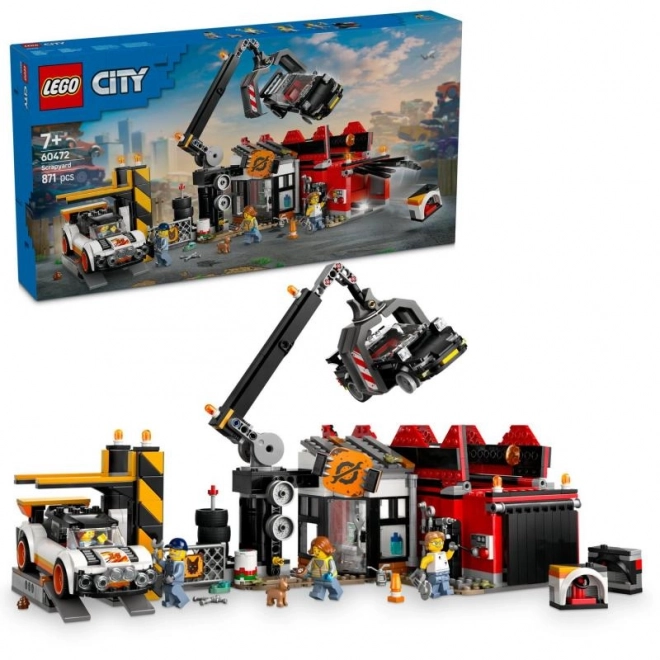 Cantiere di rottami con automobili LEGO City