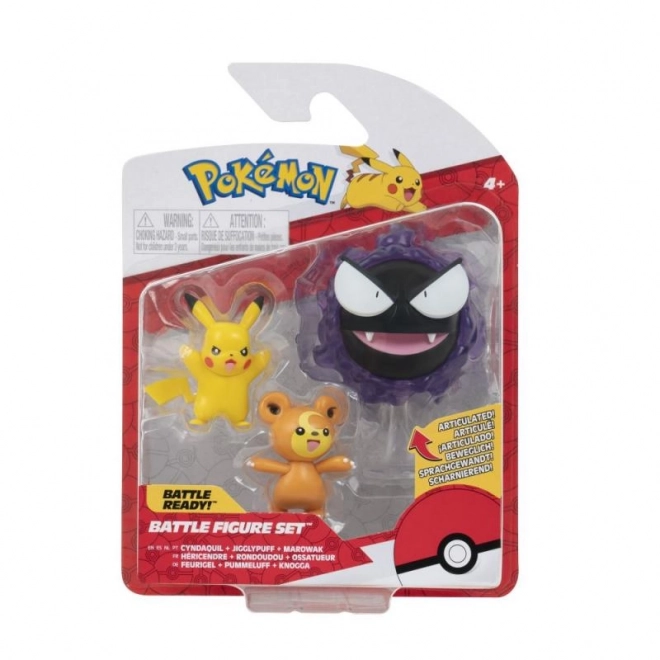 Set di 3 personaggi da collezione Pokémon