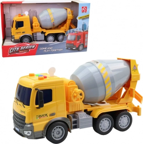 Camion miscelatore ad inerzia con luce e suono