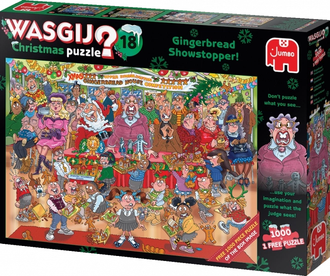 Puzzle Jumbo Wasgij Natale 18: Spettacolo di pan di zenzero