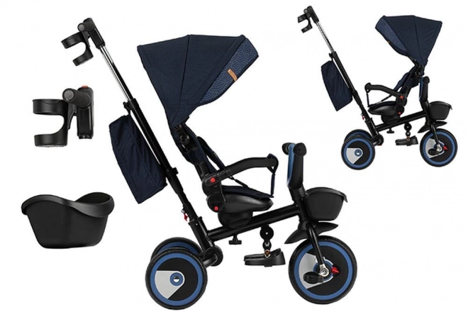 Triciclo MoMi Invidia 5 in 1 blu