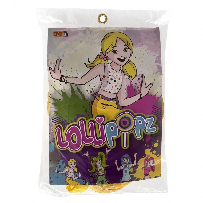 Parrucca verde Lollipopz – Giallo con codini