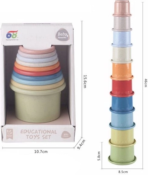Bicchieri impilabili circolari 46 cm