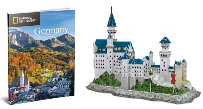 Puzzle 3D Castello di Neuschwanstein National Geographic