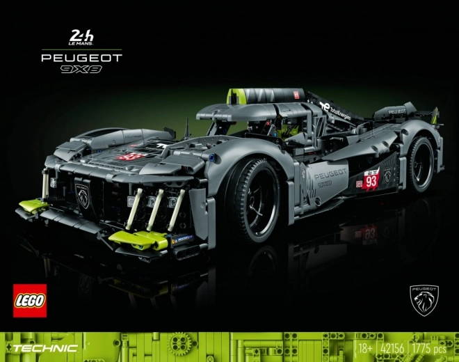 Hipersportiva Ibrida PEUGEOT 9X8 Le Mans 24H LEGO Technic