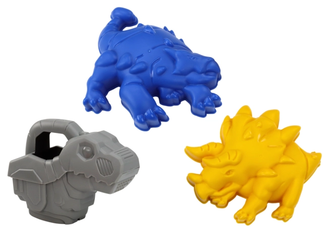 Annaffiatoio e formine a forma di dinosauri