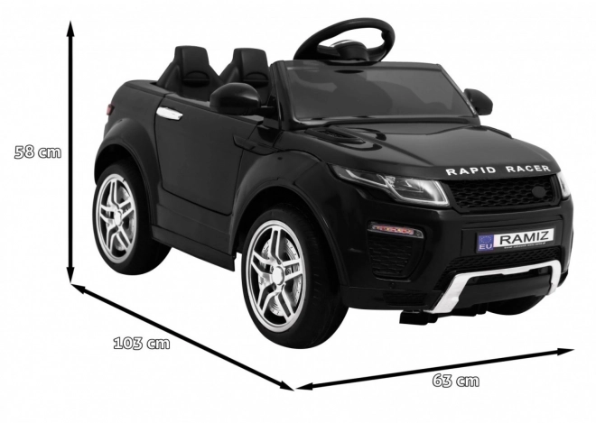 Auto elettrico sportivo Rapid Racer nero
