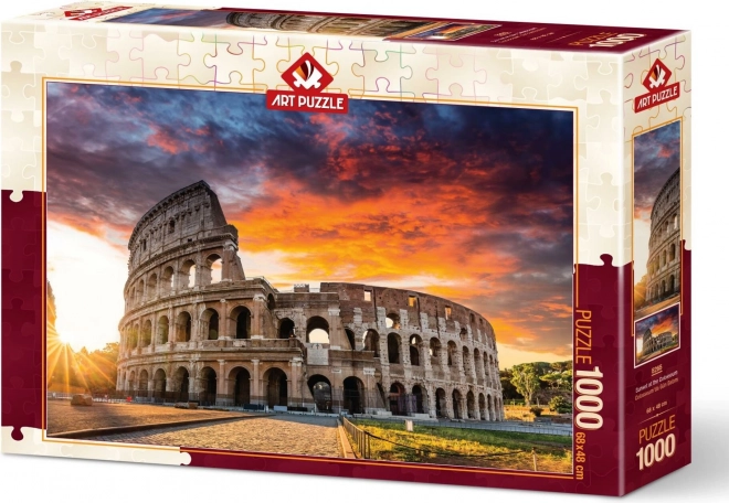 Puzzle tramonto al Colosseo