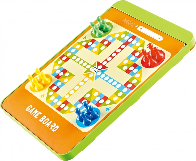 WOOPIE Labirinto Magnetico 2 in 1 Gioco Ludo