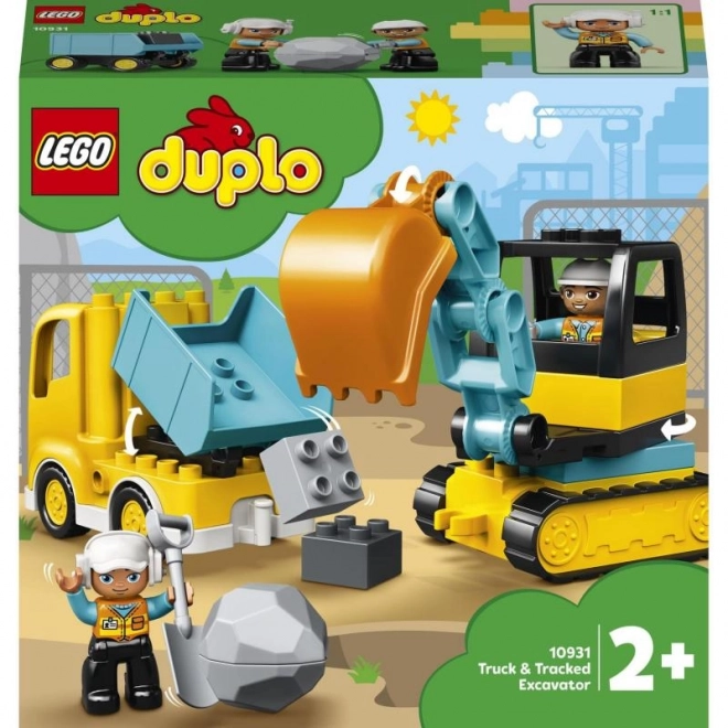 Lego Duplo - Camion e Escavatore cingolato