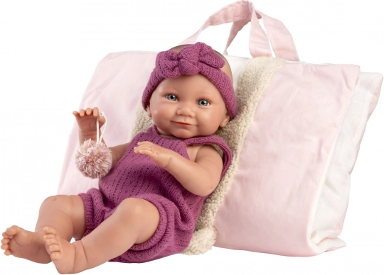 Bambola realistica neonato Llorens Bambina - corpo in vinile, 40 cm