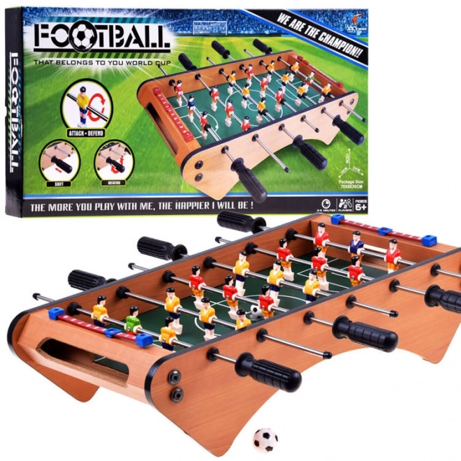 Mini calcio balilla in legno