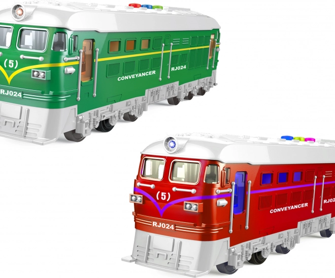 Treno a volano con effetti