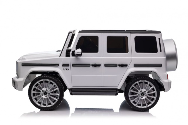 Auto elettrico Mercedes G500 Bianco 4x4