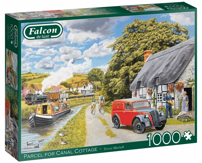 Puzzle Falcon Chalet sul fiume 1000 pezzi