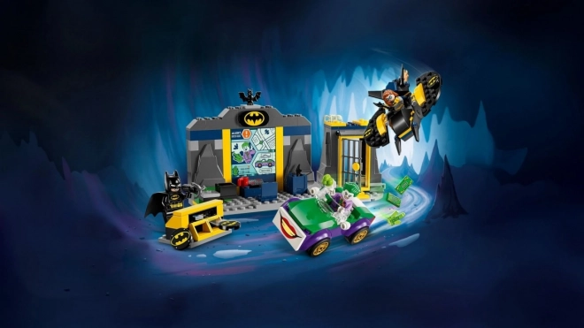 Caverna di Batman con Batman, Batgirl e Joker