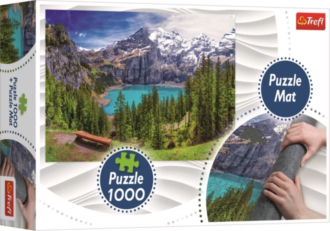 Puzzle Panorama di Montagna 1000 pezzi con tappetino Trefl