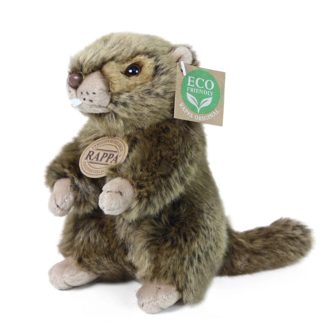 marmotta di peluche ecologica 17 cm