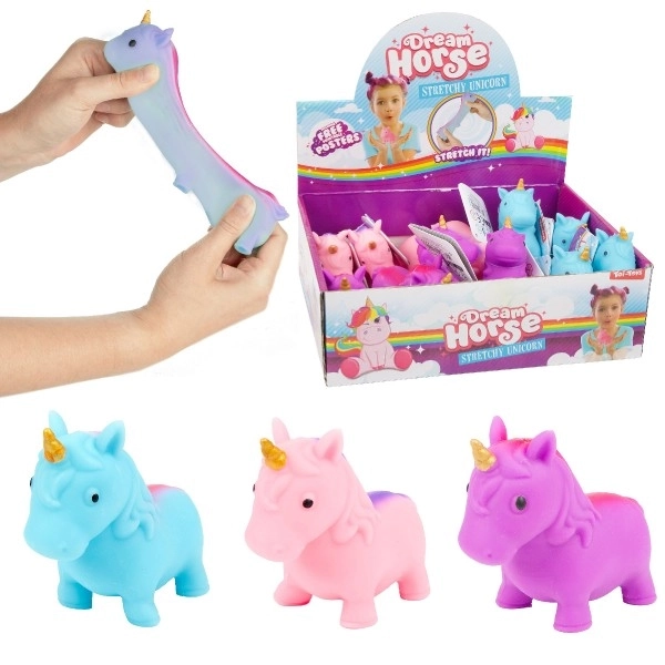 Unicorno antistress in silicone 10cm