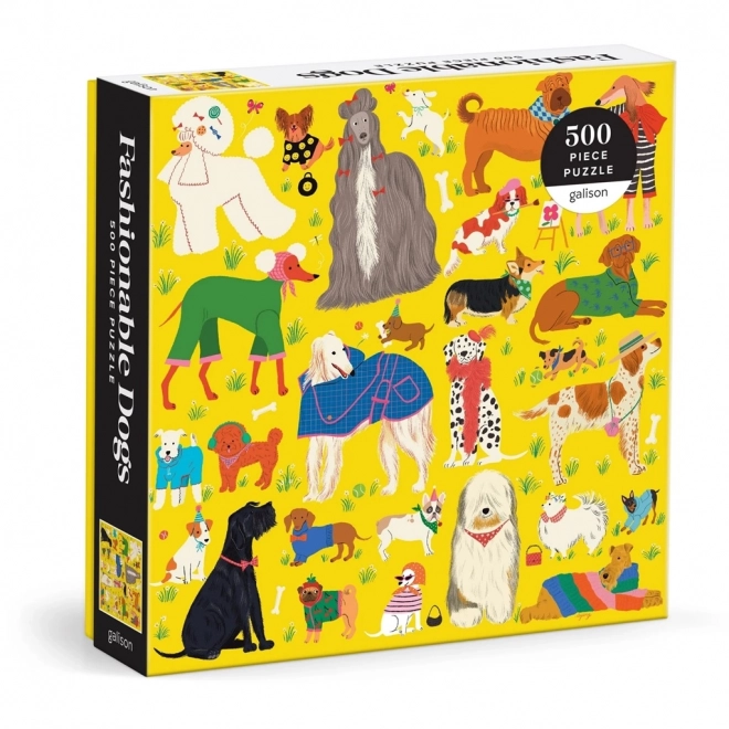 Puzzle Cani alla Moda 500 Pezzi