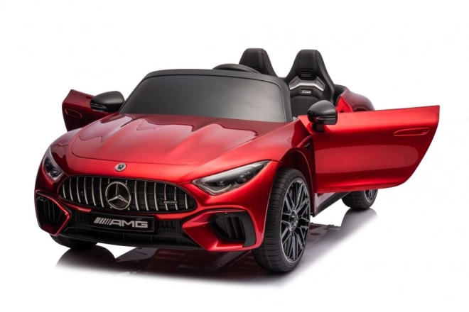Mercedes AMG SL63 auto verniciato rosso a batteria