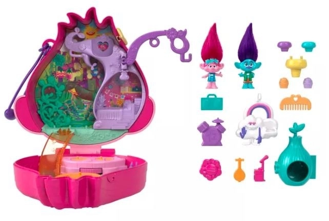 Casetta Portatile POLLY POCKET Trolls di Poppy