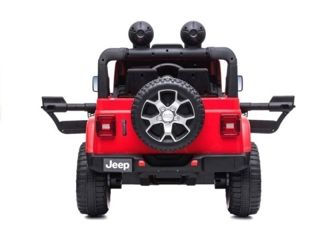Auto elettrico Jeep Wrangler Rubicon 4x4 rosso