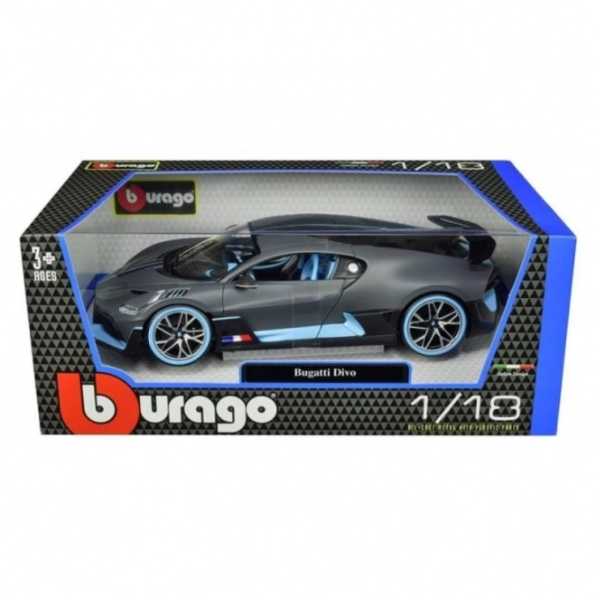 Modellino Bugatti Divo Grigio 1:18 Bburago