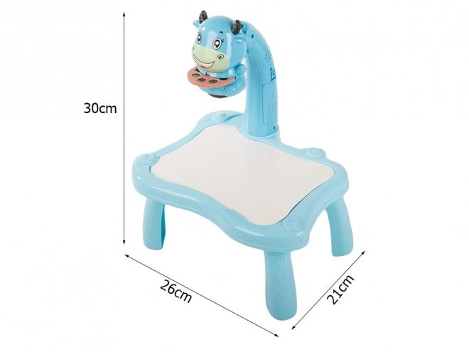 Tavolo da disegno educativo con proiettore per bambini