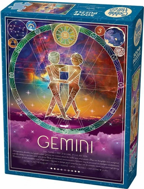 Puzzle Zodiaco: Gemelli 500 Pezzi