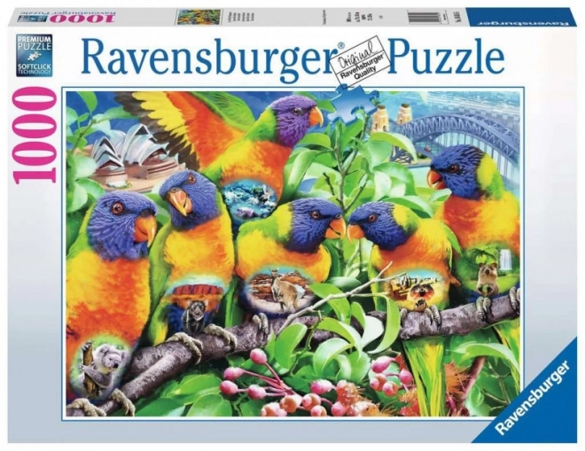 Puzzle Ravensburger Terra dei Lorichetti 1000 pezzi