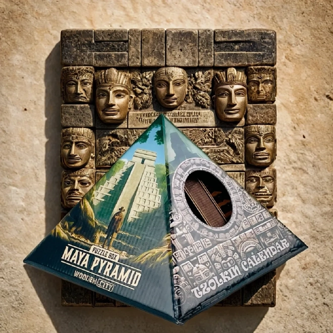 Puzzle 3D in legno Escape Room: Piramide Maya