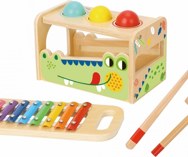 Martelletto e Xilofono Coccodrillo 2Kids Toys