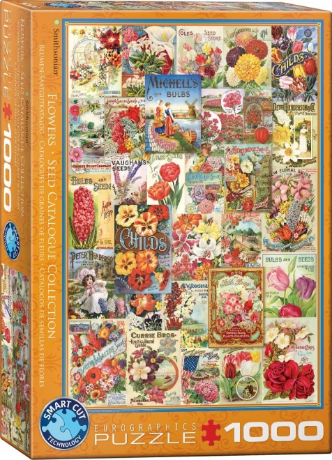 Puzzle Fiori 1000 Pezzi Eurographics