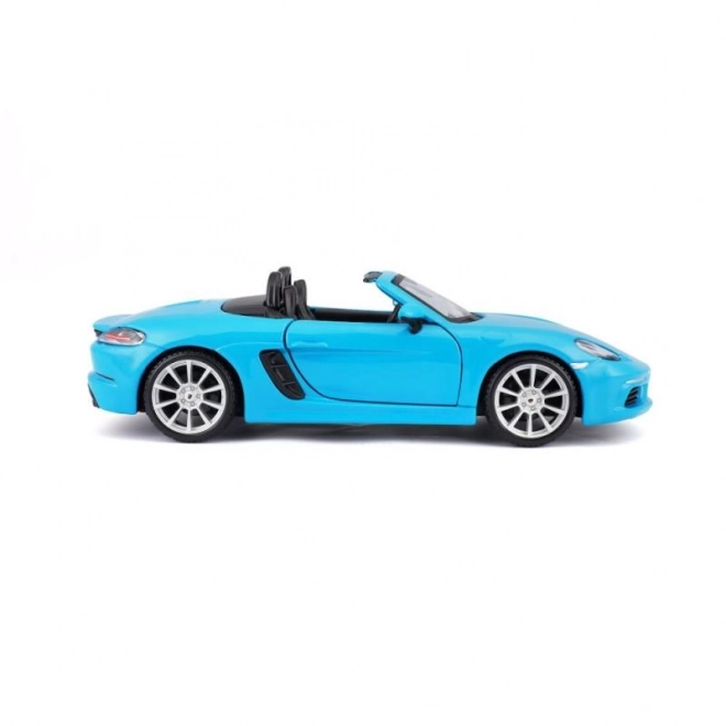 Modello Porsche 718 Boxster Scala 1:24 Blu