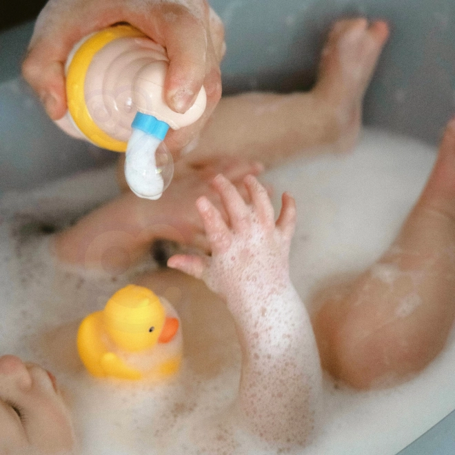 Set bagnetti per bambini con bicchiere, anatra e dispenser sapone