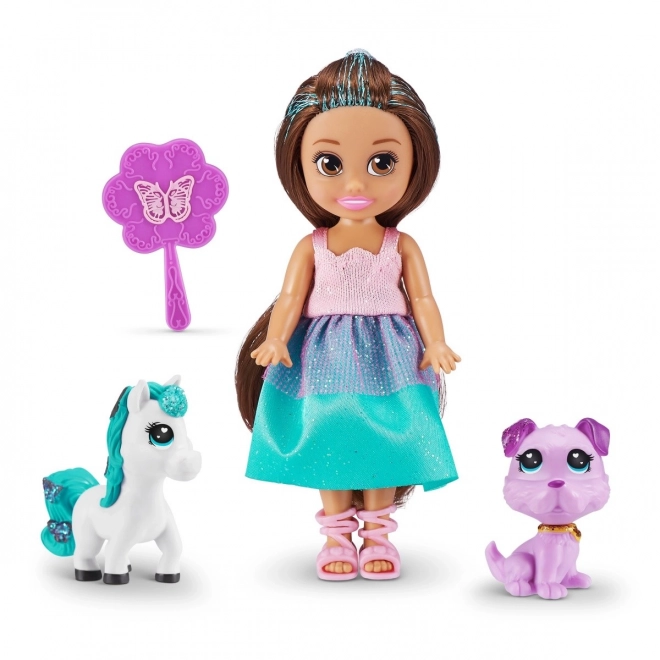 Bambola Principessa Sparkle Girlz con Animali