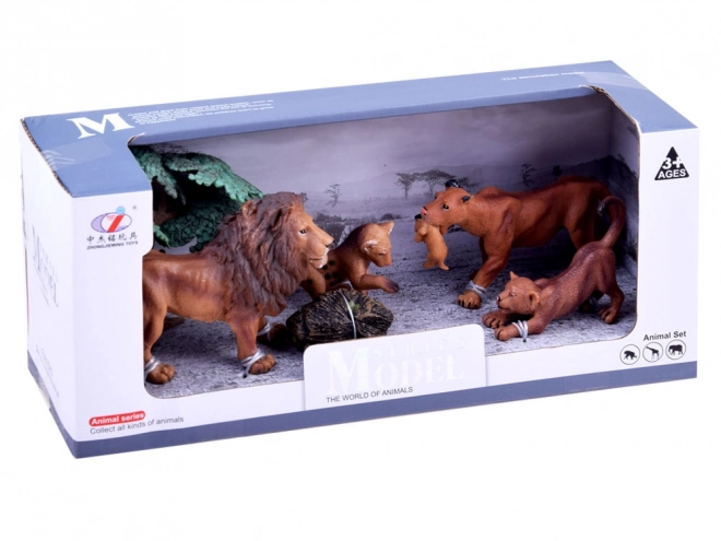 Figurine animali safari Lamparti – B