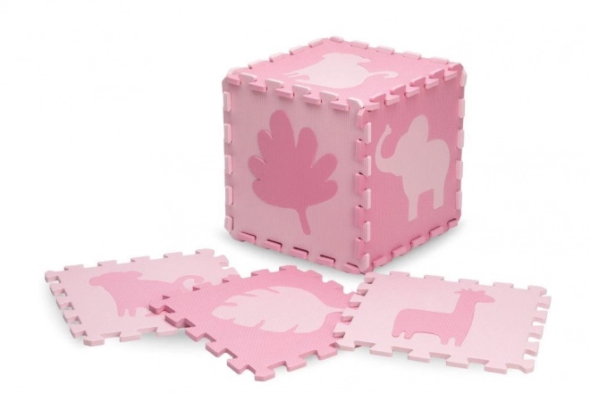 Tappetino puzzle schiuma MoMi ZAWI rosa