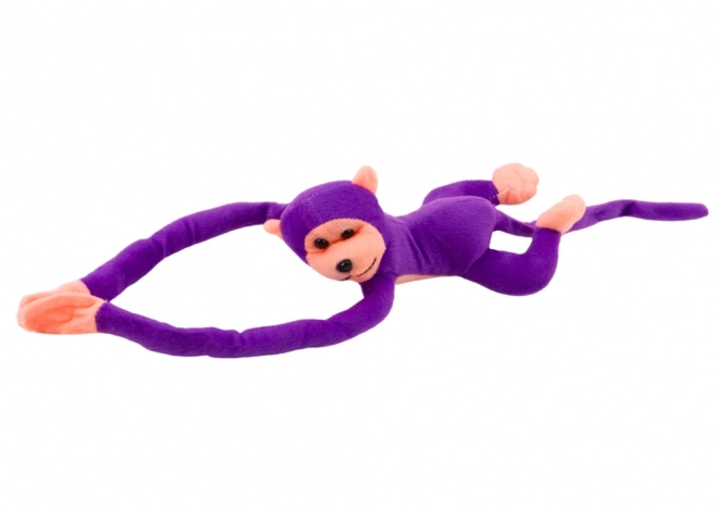 Peluche Scimmietta Viola con Suono 80 cm